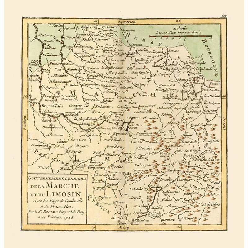 Williston Forge Robert Gallery Wrapped Canvas Art Titled: Marche Limousin France - Robert 1748