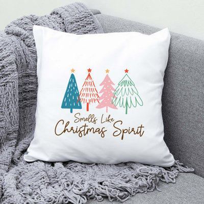 ChristmasFunny-05 Polyester Throw Pillow