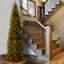 Kingswood Pencil 9' Green Fir Artificial Christmas Tree with 500 Clear Lights with Stand-1283685413