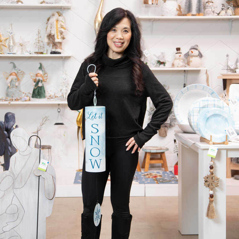 Carillon cylindrique 36 po «Let it Snow»