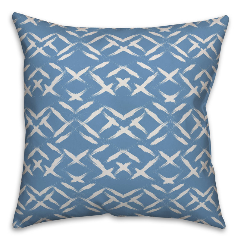 Coussin Aztec, H 16 po x l 16 po