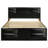 Jazz Black Eastern King Storage Bed