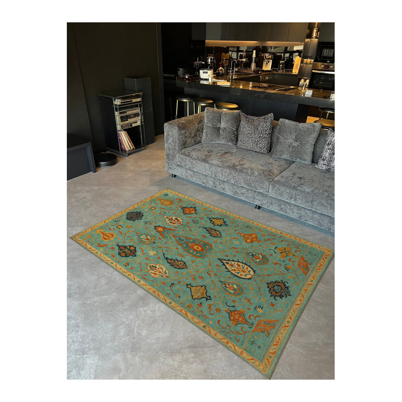 Tapis gris tissé traditionnel Mosso, 3 pi 3 po x 9 pi 10 po