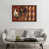 Toile classique avec cadre en bois