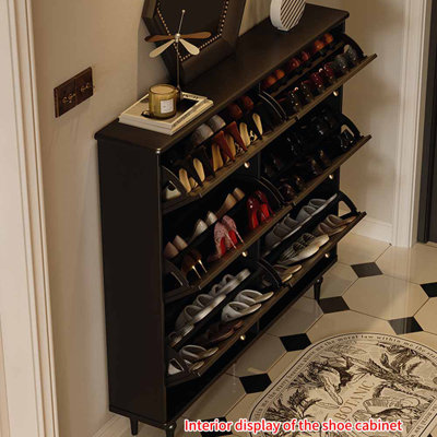 American-style thin and light luxury shoe cabinet