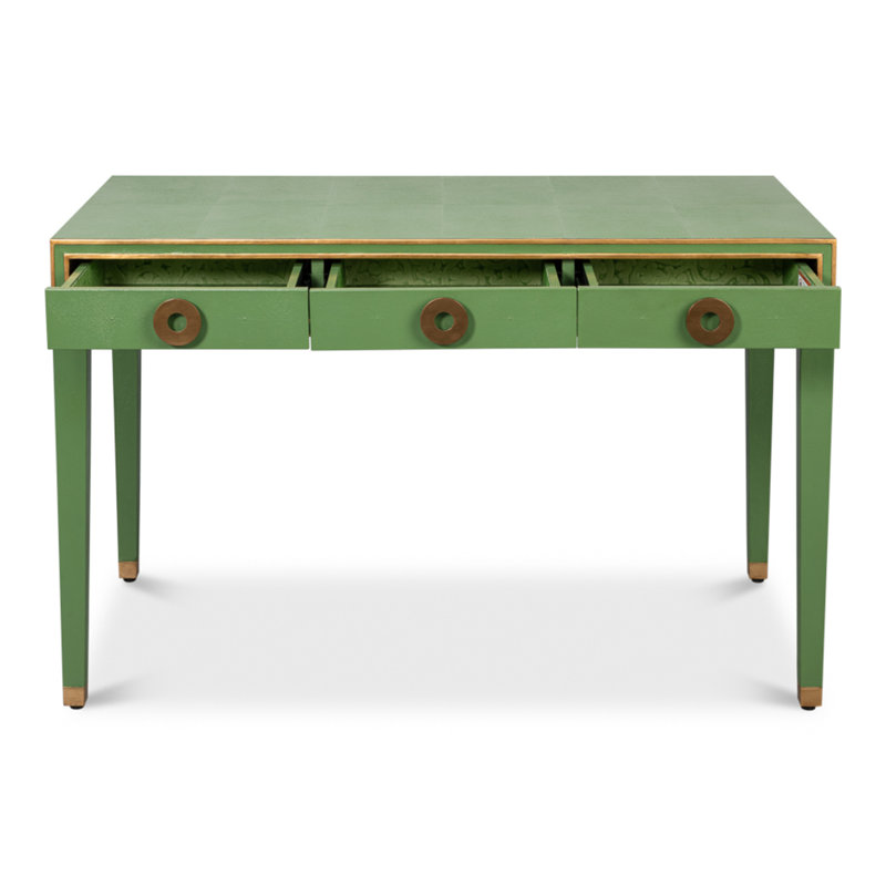 Shagreen Writing Desk, Green