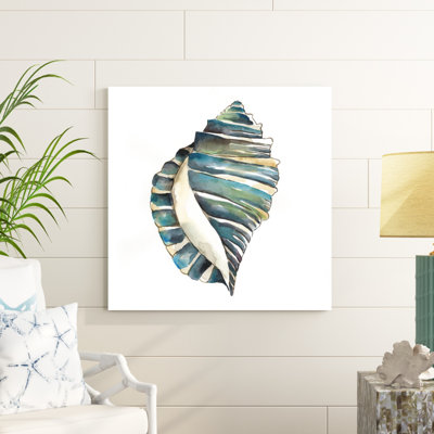 «Aquarelle Shells I» par Chariklia Zarris, reproduction d'art sur toile