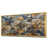 Toile avec cadre flottant or