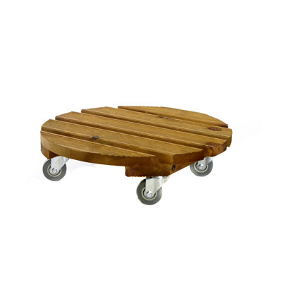 Wood Caddy Plant Stand
