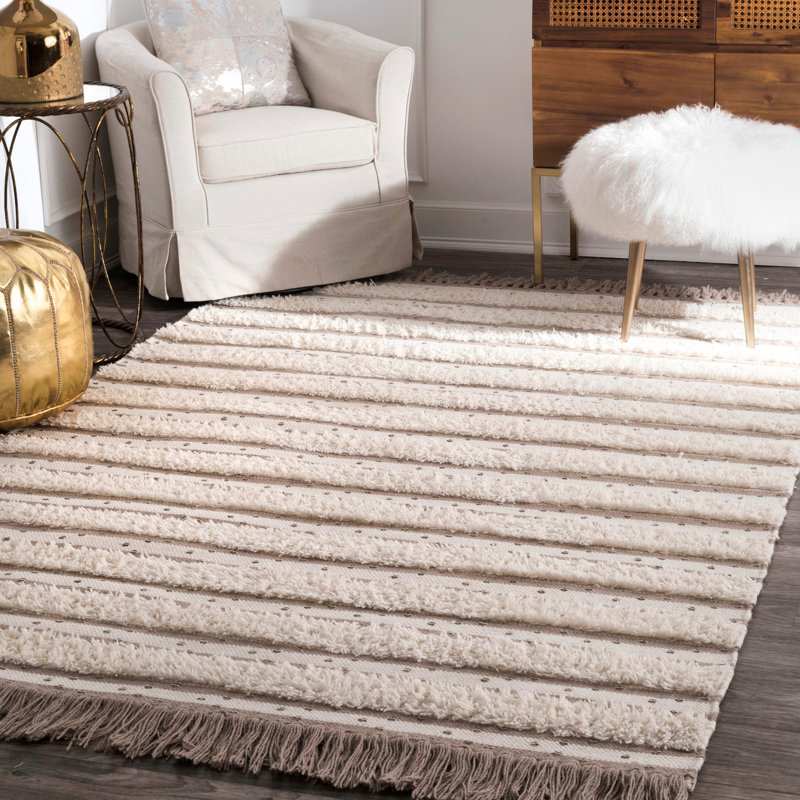 Samoset Wool Striped Indoor Rug, Rectangle 7'6" x 9'6"