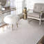 Solid Colour Cotton Hand Woven Area Rug-1555928335
