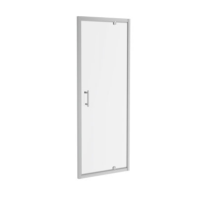 Achante 1900mm H Pivot Framed Shower Door with Clear Glass