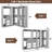 Selestina 110'' Closet System with Wooden Drawers-1234567020