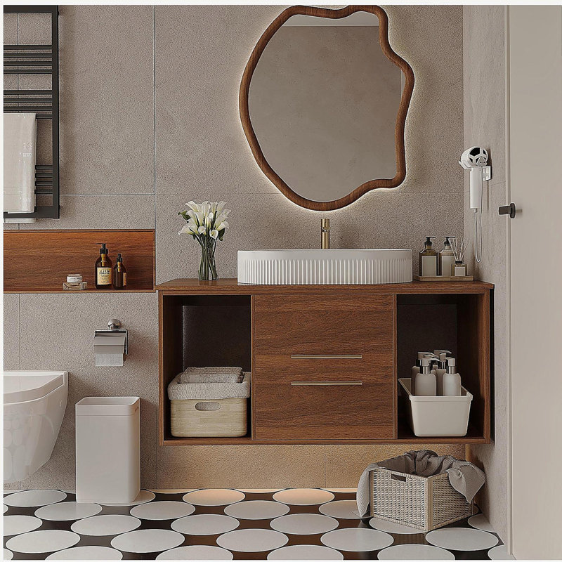 Meuble-lavabo mural 39,4 po