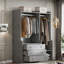 Armoire de rangement ouverte en bois pour chambre Ikeya-1488025190