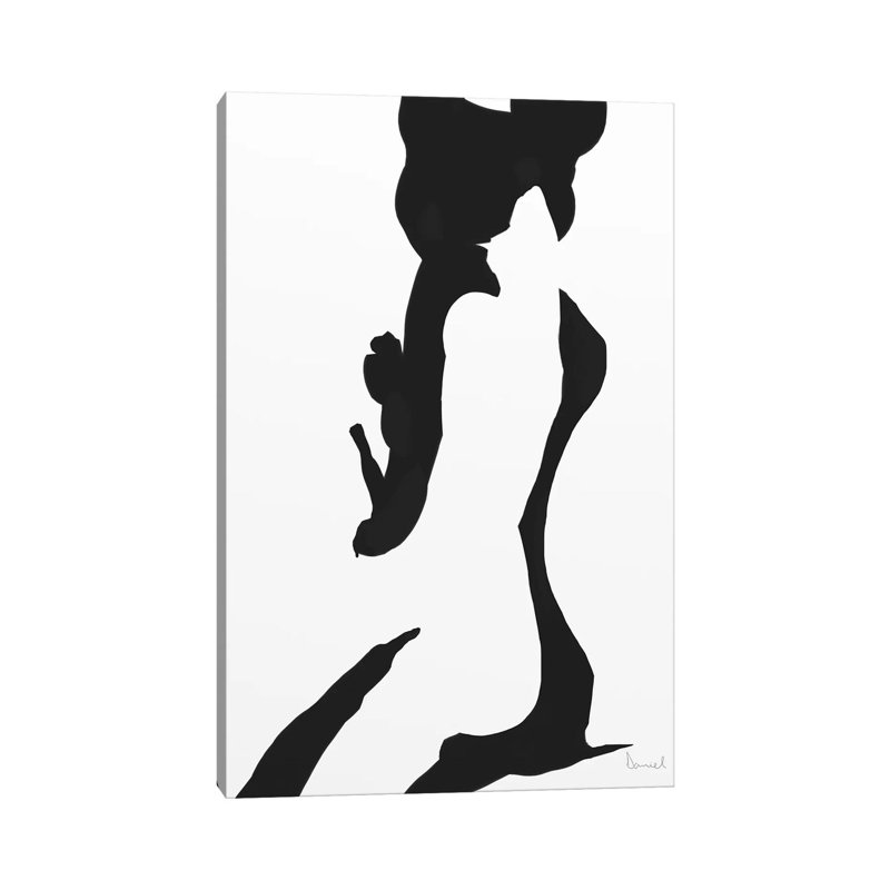 Female Fig. 1 by Dan Hobday - Wrapped Canvas Painting, 66.04 cm H x 45.72 cm W x 3.175 cm D