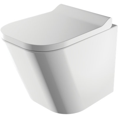 Belfry Bathroom Jelte Wall Hung Toilets (Seat Included)