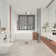 59” x 28.7” Freestanding Acrylic Soaking Bathtub, Alcove Back to Wall or Corner Ractangular  Tub