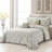 5 Piece Glena Gatework Printed Microfiber Quilts Set-655619640