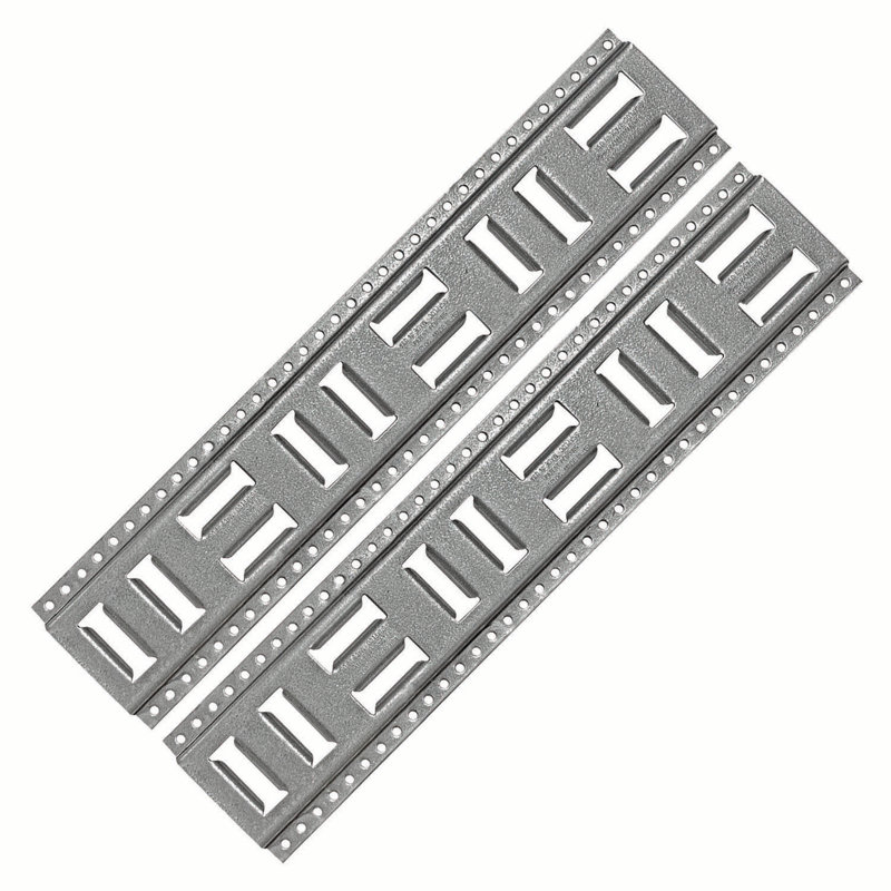 SNAP-Loc Fast-Track E-Track 24 po, paquet de 2, acier galvanisé horizontal vertical