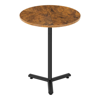 Space - Saving & Mobile Round Table Brown