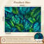 Papier peint adhésif auto-adhésif moderne pour la chambre à coucher Peel and Stick L 69 po x l 96 po avec feuilles de palmier tropicales vertes turquoise
