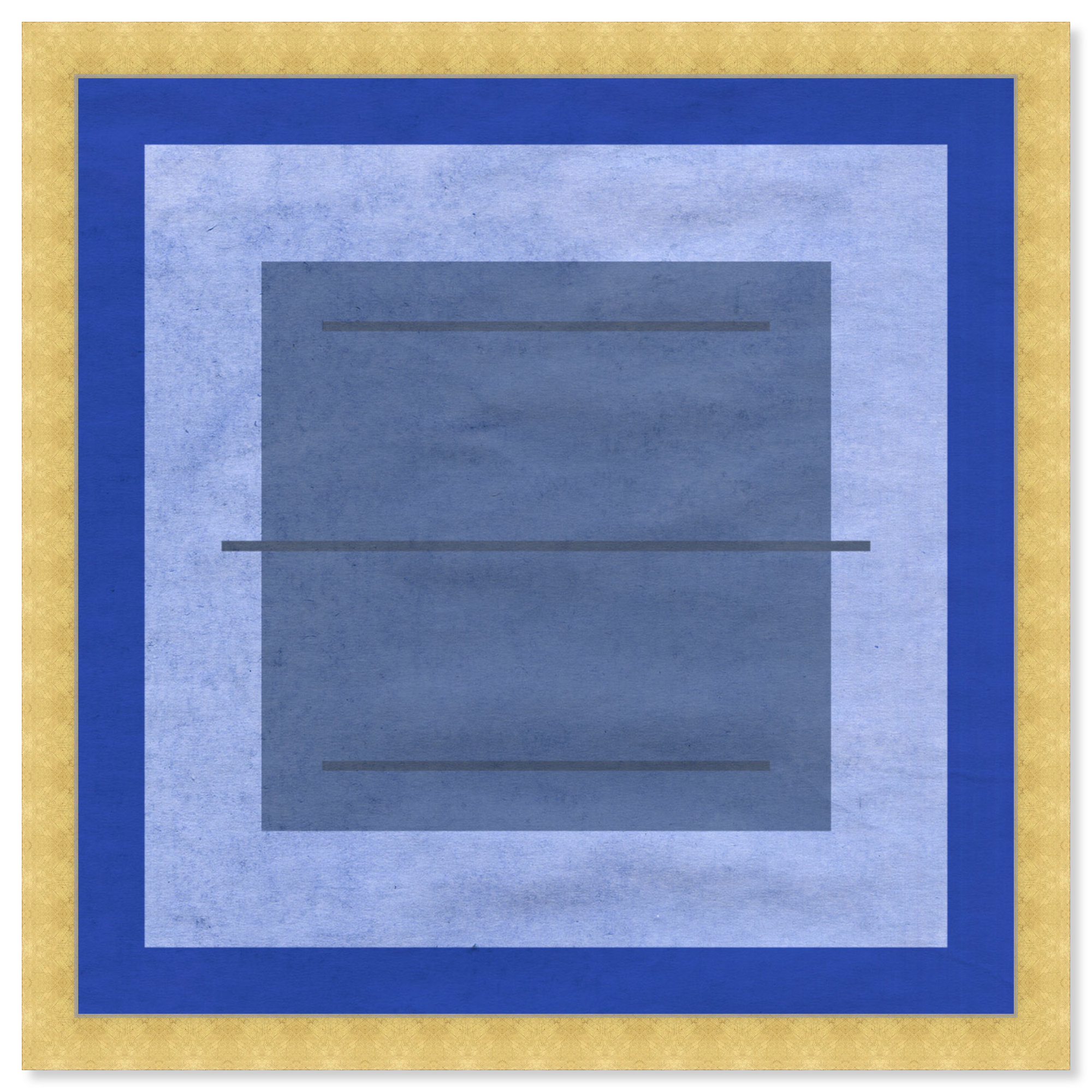 Azul Rocio by Oliver Gal, Gold, 14" H x 14" W x 0.5" D