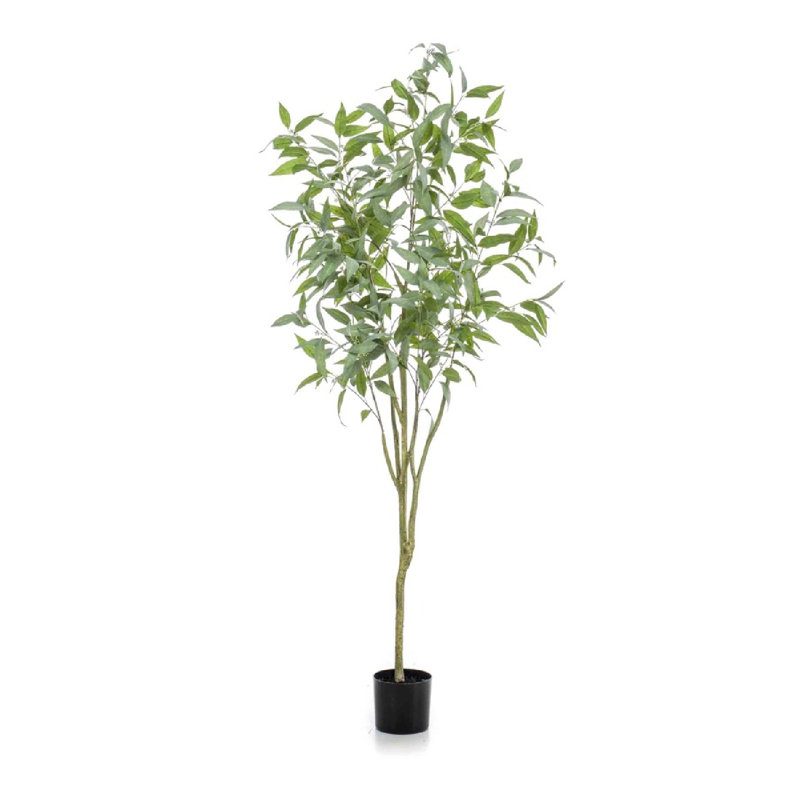 Eucalyptus artificiel 77 po avec passe-pot 77 po