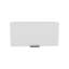 Armoire murale rétractable Coolidge, conception compacte, tablette simple, style moderne, blanc