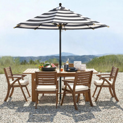 Chaise de patio avec coussin Brizio