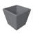Kanok Handmade Tapered Square Planter Pot - Fiberstone MGO Clay with Drainage and Drill Holes for Indoor/Outdoor Use-181219591