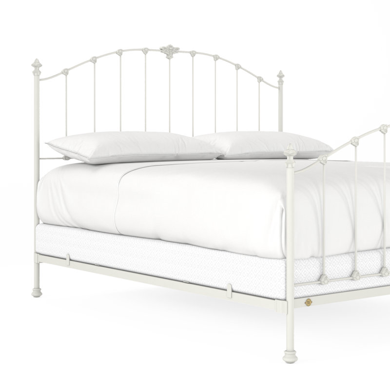 171 Country French Bed | Complete Standard, King, Matte White