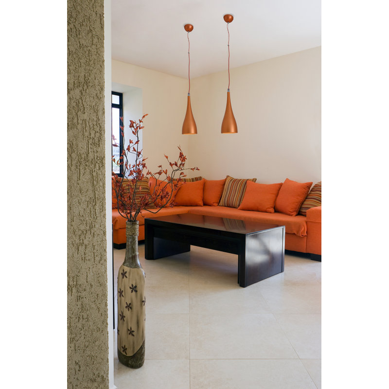 Lima 1 - Light LED Teardrop Pendant, Copper