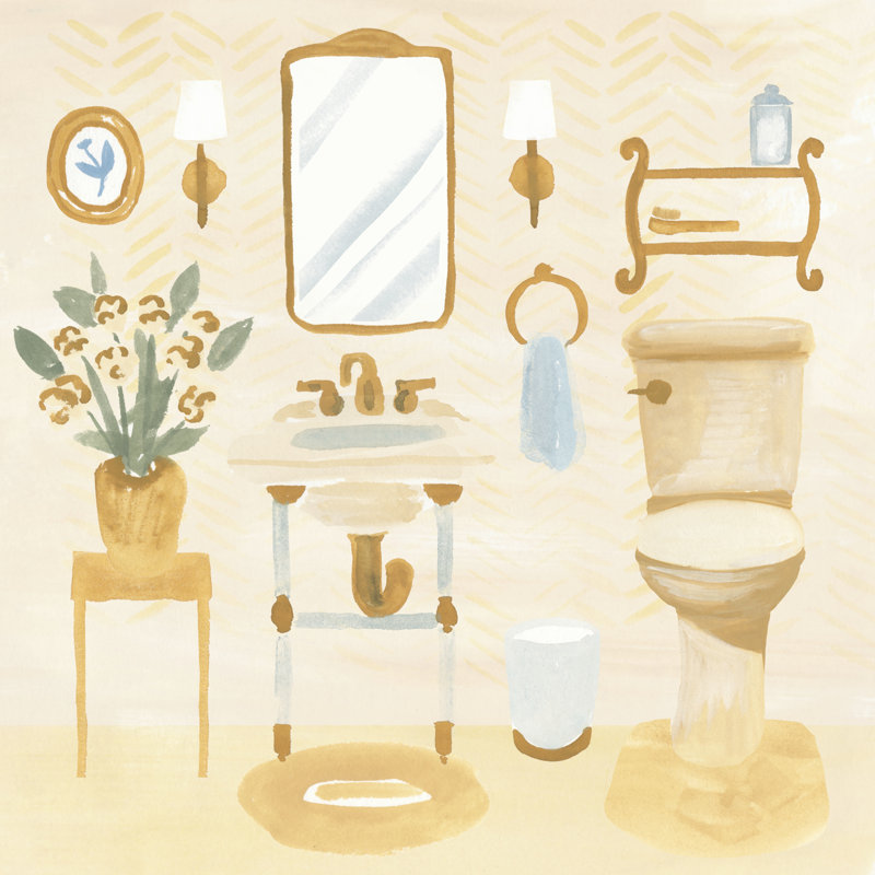 Golden Bath I, H 30 po x l 30 po