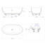 59.13'' x 29.13'' Soaking Resin Bathtub-66398844