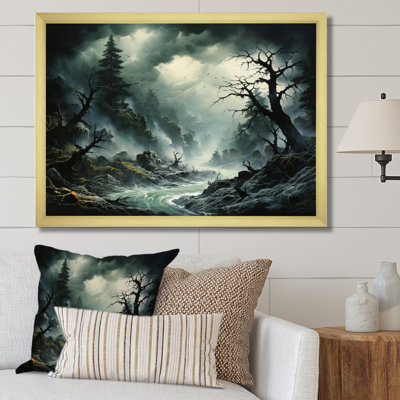 Tempête de rafales de chaos sur toile