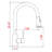 Kitchen Faucet With Pull Down In Brushed Nickel Stainless Steel - Scratch , Rust Protected, Spot , 360 Swivel Spout, 1.8Gpm Construction Scratchproof, Rustproof, Spot-, Swiveling Flow-391344824-391344823