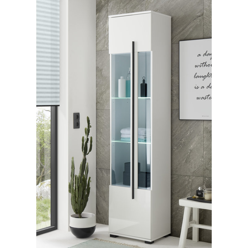Gawen Freestanding Linen Cabinet, Right