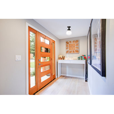Steverson Glass Semi Flush Mount