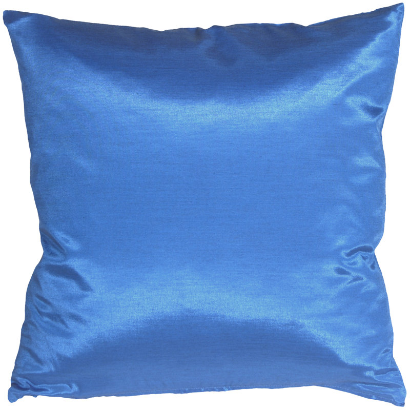 Bohemian Damask Reversible Throw Pillow, Blue/White/Olive
