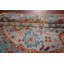Tapis rond en laine fabriqué à la main 9 x 9 po Oushak
