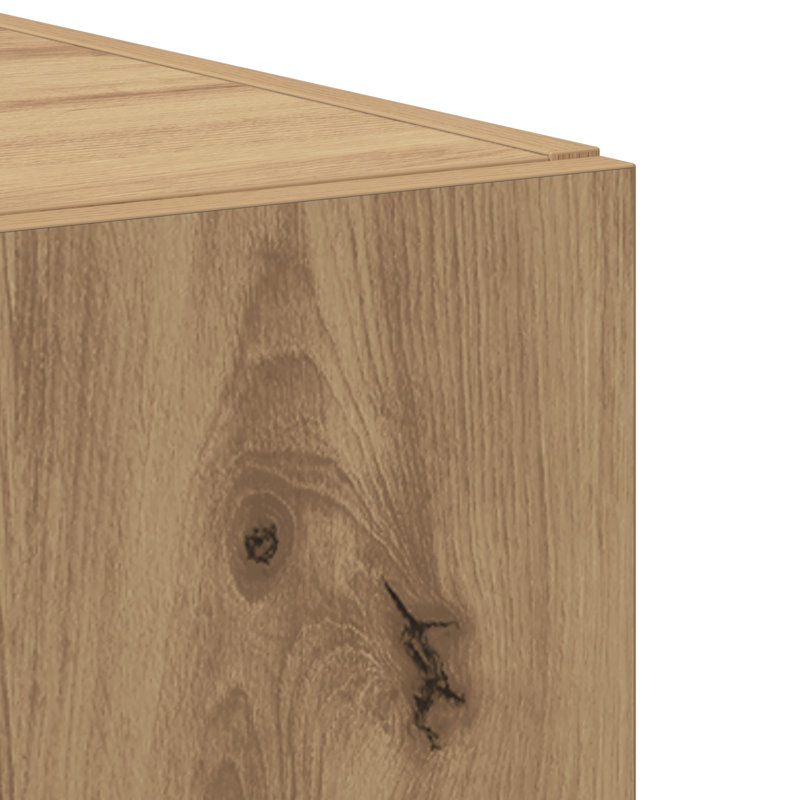 Highboard 45X42.5X185 Cm Engineered Wood, Artisan Oak
