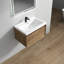 Meuble-lavabo mural simple l 29,5 po x P 19,6 po x H 17,7 po Creolia-1463697393