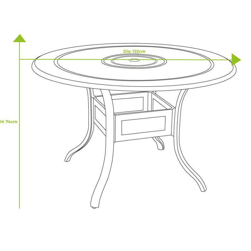 Capri 4 Seat Round Set