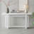 59.1" Painted Entryway Console Table, With Pine Veneer Unique Triple Rectangle Design With Thick Pine Wood Legs, Extra Long Sofa Table Versatile For Hallway, Living Room, Kitchen-630265455