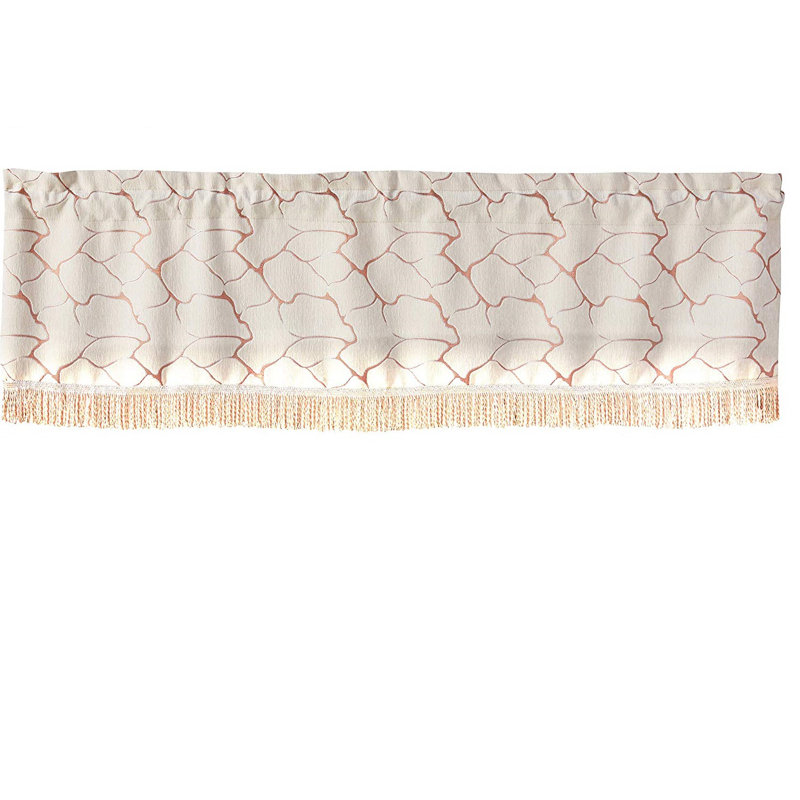 Wetherbee Tailored Window Valance, Gold