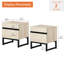 Table de bout moderne 2 pièces avec 2 tiroirs Aadam-711463595