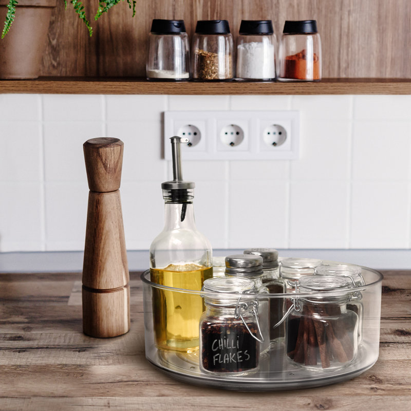 Jerie Rotating Spice Jars Food Storage Container