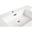 Lavabo en résine 36 po dans la salle de bain, blanc brillant, 36,11 po de profondeur, 18,17 po de largeur, 4,75 po de hauteur, 45,69 lb, et teinture pour une résistance aux rayures X très profonde