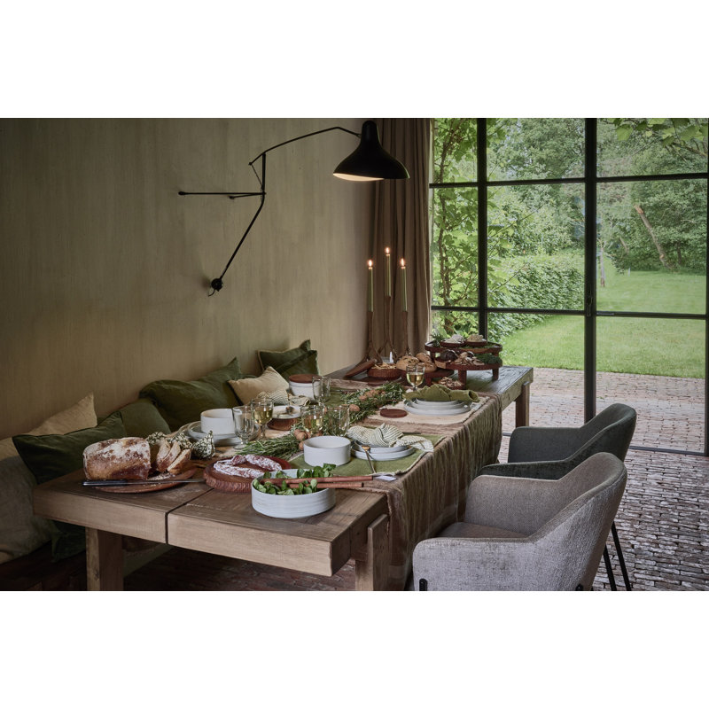 Napperon en coton Frivole, Vert